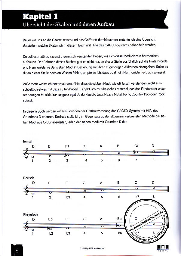 Notenbild für AMA 610349 - Caged - Master of the fretboard