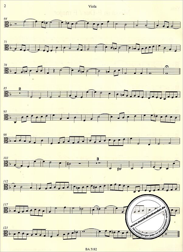 Notenbild für BA 5182-79 - Missa F-Dur BWV 233