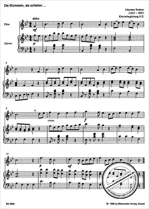 Notenbild für BA 6669 - FLOETENMAUS - SPIELBUCH 2