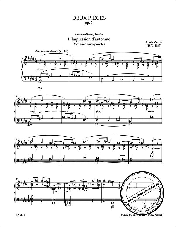 Notenbild für BA 9611 - SAEMTLICHE KLAVIERWERKE 1