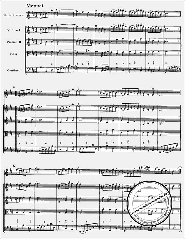Notenbild für BATP 193 - OUVERTUERE (ORCHESTERSUITE) 2 H-MOLL BWV 1067