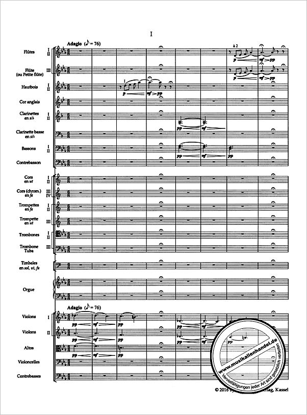 Notenbild für BATP 789 - Sinfonie 3 c-moll op 78