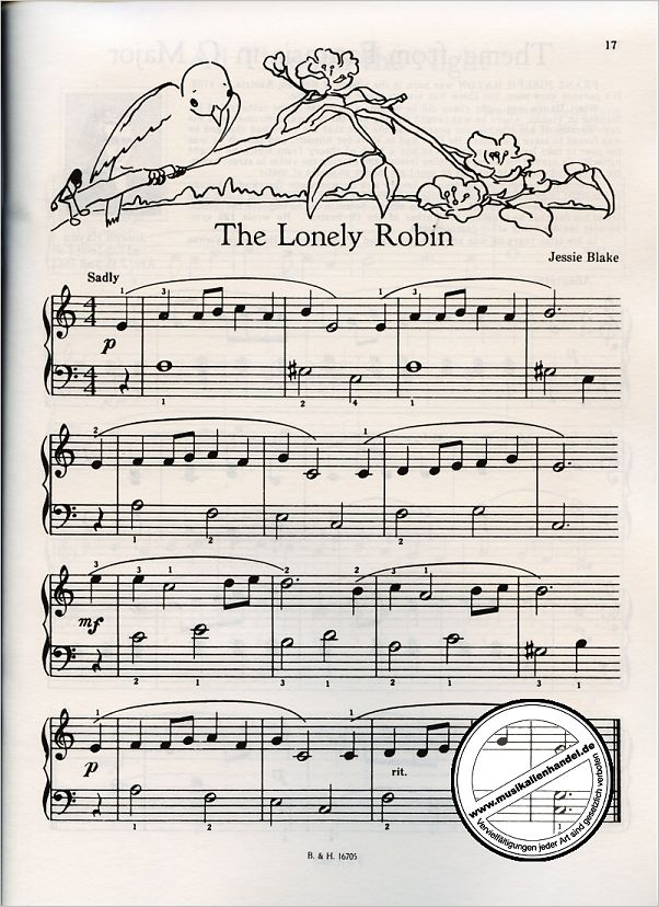 Notenbild für BH 0100108 - FIRST GRADE PIANO PIECES