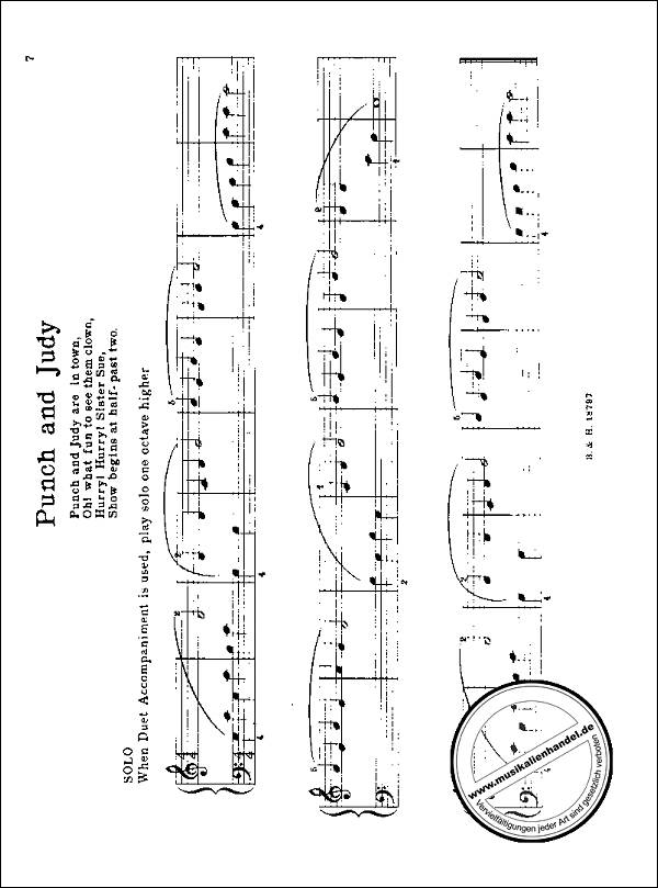 Notenbild für BH 0200011 - 8 DUETS FOR BEGINNERS