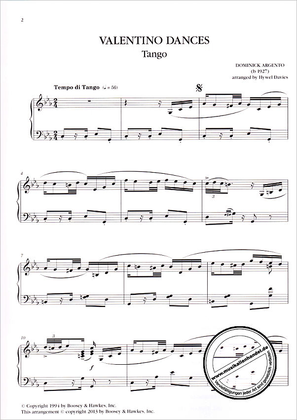 Notenbild für BH 12391 - THE BOOSEY + HAWKES SOLO PIANO COLLECTION - BALLET + OTHER DANCES