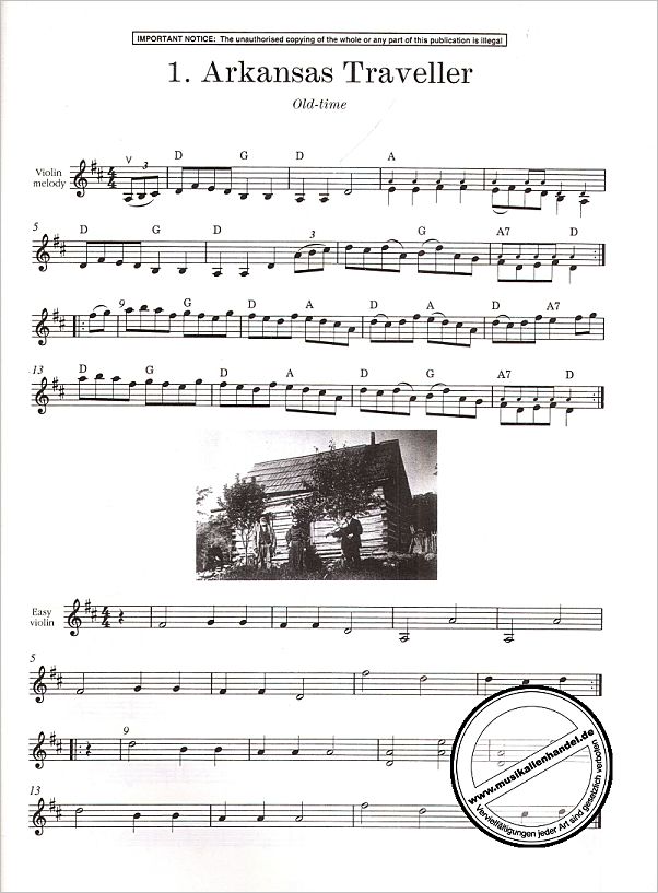 Notenbild für BH 12396 - THE AMERICAN FIDDLER
