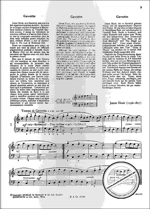 Notenbild für BOE 3561 - KLASSISCHE STUECKE 1 FUER ANFAENGER