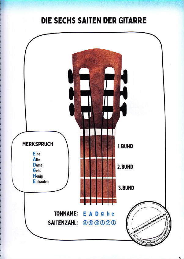 Notenbild für BOE 7945 - Katis Gitarrenschule 1 | Die innovative Gitarrenschule für Kinder und Jugendliche