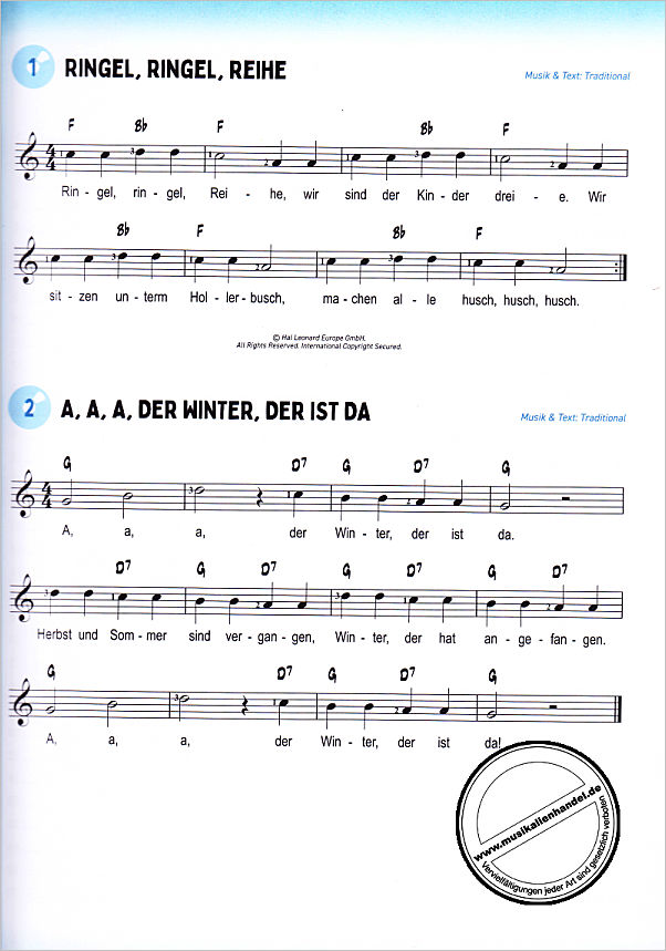 Notenbild für BOE 7971 - Katis Gitarrenschule 1 | Spielbuch 1