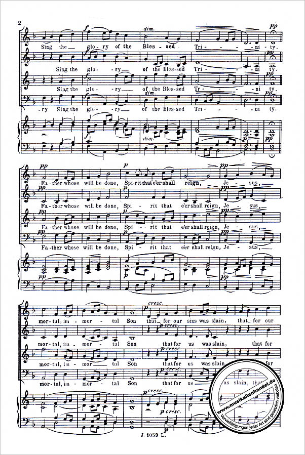 Notenbild für BWH-MPS000048 - I hymn of the cherubim