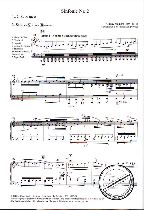 Notenbild für CARUS 18221-10 - Die Wochenlieder zum EG 1 - Advent bis Pfingsten | Choralvorspiele für Orgel