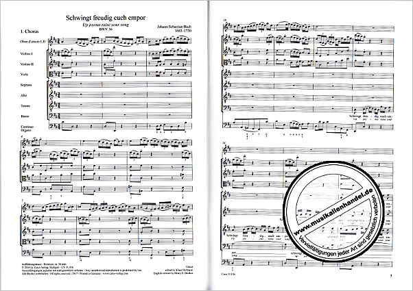 Notenbild für CARUS 31036-07 - Kantate 36 Schwingt freudig euch empor BWV 36