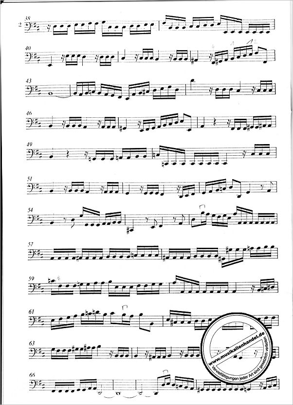 Notenbild für CARUS 31060-14 - KANTATE 60 O EWIGKEIT DU DONNERWORT BWV 60