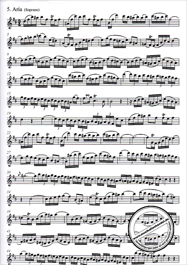 Notenbild für CARUS 31249-22 - OSTER ORATORIUM BWV 249