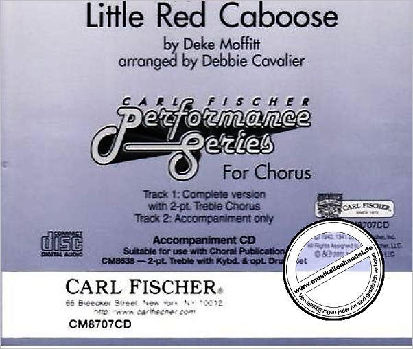 Notenbild für CF -CM8707CD - LITTLE RED CABOOSE - ACCOMPANIMENT