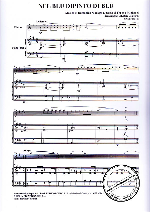 Notenbild für CURCI 11842 - Ricreazioni flautistiche 2