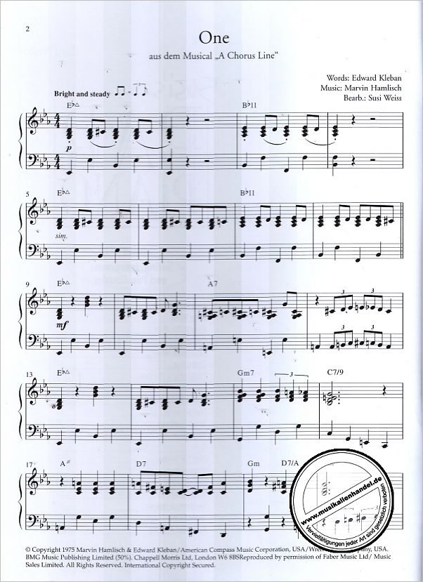 Notenbild für D 612 - SUSI'S BAR PIANO 3