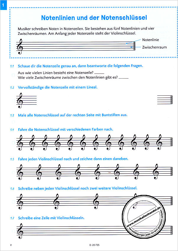 Notenbild für DO 09743 - Maestra + Maestro 1 | Musiktheorie begreifen und üben