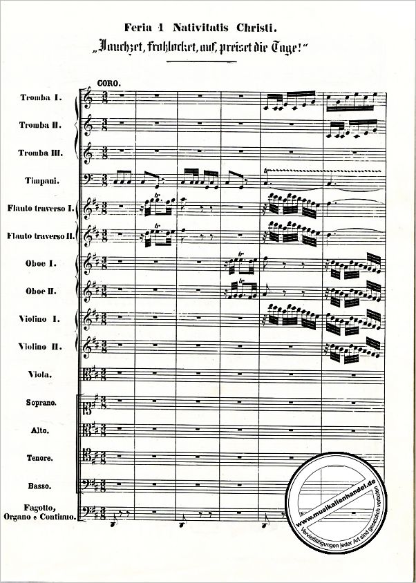 Notenbild für DP 27230-3 - WEIHNACHTSORATORIUM BWV 248