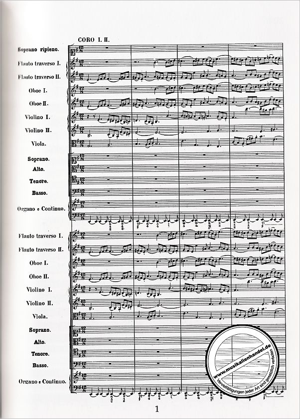 Notenbild für DP 40635-0 - MATTHAEUS PASSION BWV 244