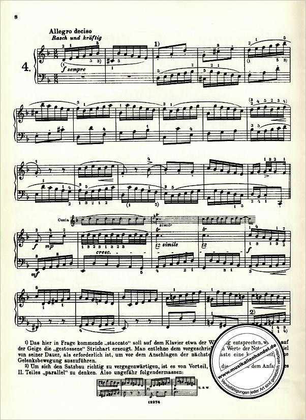 Notenbild für EB 4304 - ZWEISTIMMIGE INVENTIONEN BWV 772-786