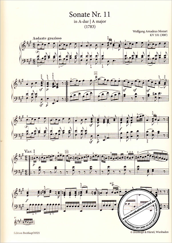 Notenbild für EB 8321 - SONATEN 2