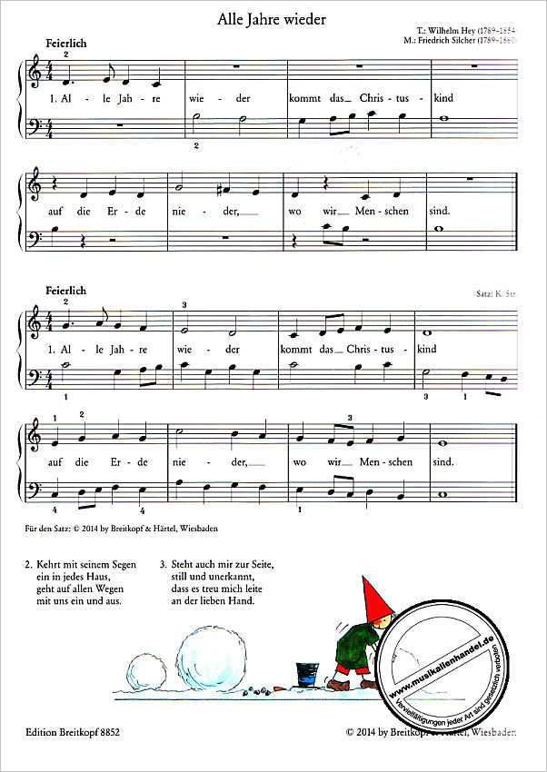 Notenbild für EB 8852 - TIO FEIERT WEIHNACHTEN