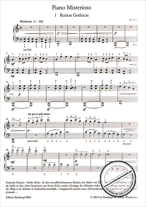 Notenbild für EB 8883 - PIANO MISTERIOSO