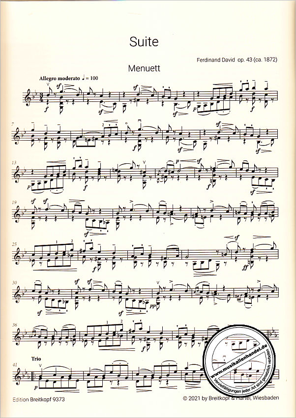 Notenbild für EB 9373 - In the spirit of Bach