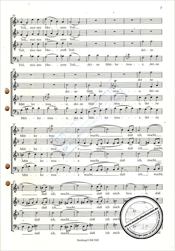 Notenbild für EBCHB 5302 - JESU MEINE FREUDE