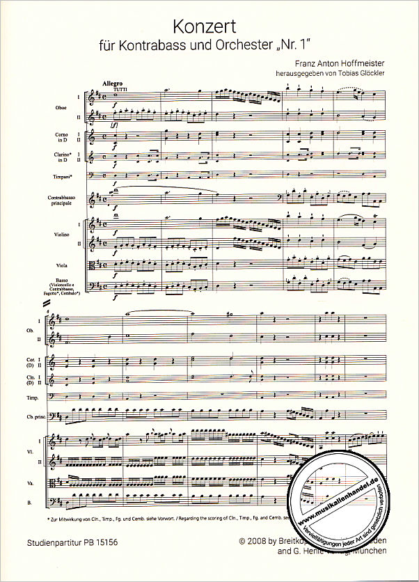 Notenbild für EBPB 15156-07 - Konzert 1
