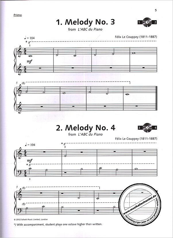 Notenbild für ED 13439 - THE CLASSICAL PIANO METHOD 1