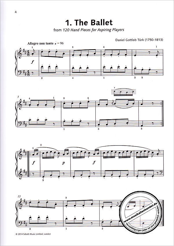 Notenbild für ED 13563 - THE CLASSICAL PIANO METHOD 3