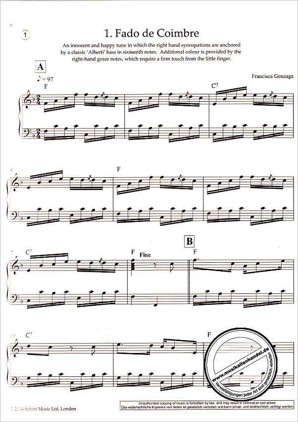 Notenbild für ED 13681 - BRAZILIAN PIANO COLLECTION