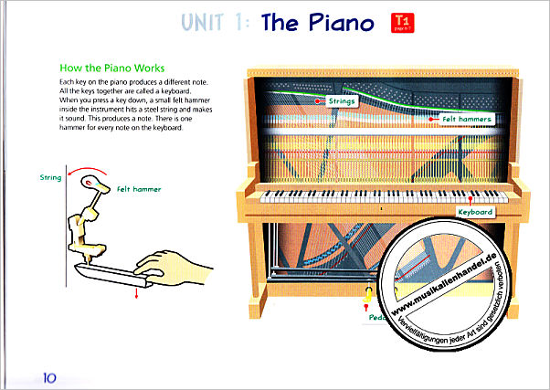 Notenbild für ED 13801 - PIANO JUNIOR 1 - LESSON BOOK