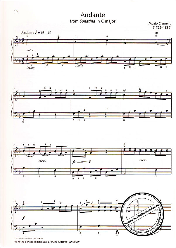 Notenbild für ED 13850 - RELAX WITH CLASSICAL PIANO