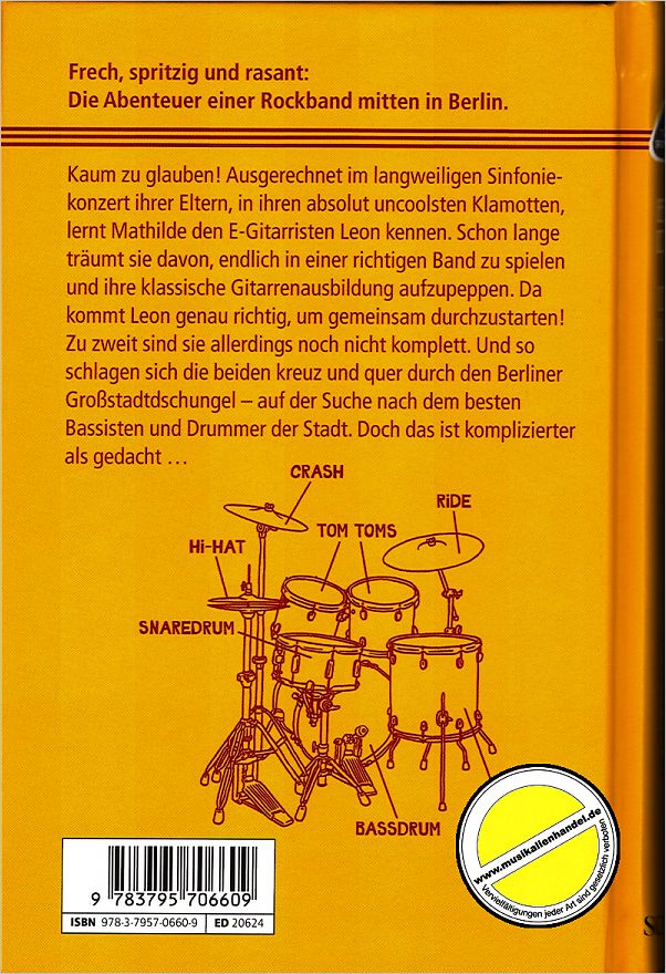 Notenbild für ED 20624 - DRUMMER GESUCHT (THE POMMES 1)