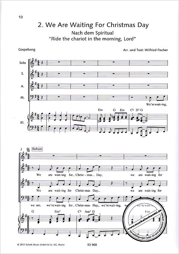 Notenbild für ED 20935 - GLORY HALLELUJAH