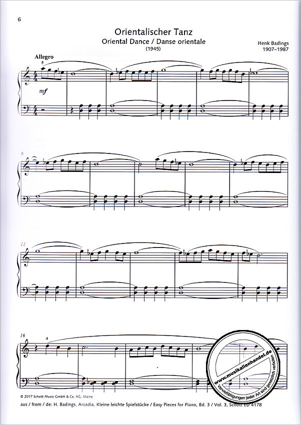 Notenbild für ED 21128 - MODERN PIANO