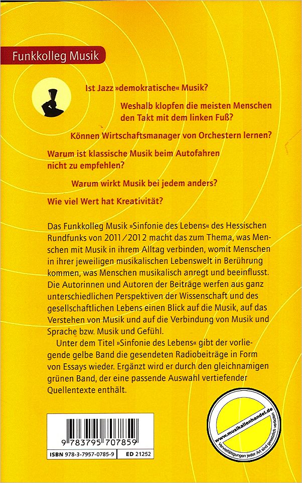 Notenbild für ED 21252 - SINFONIE DES LEBENS