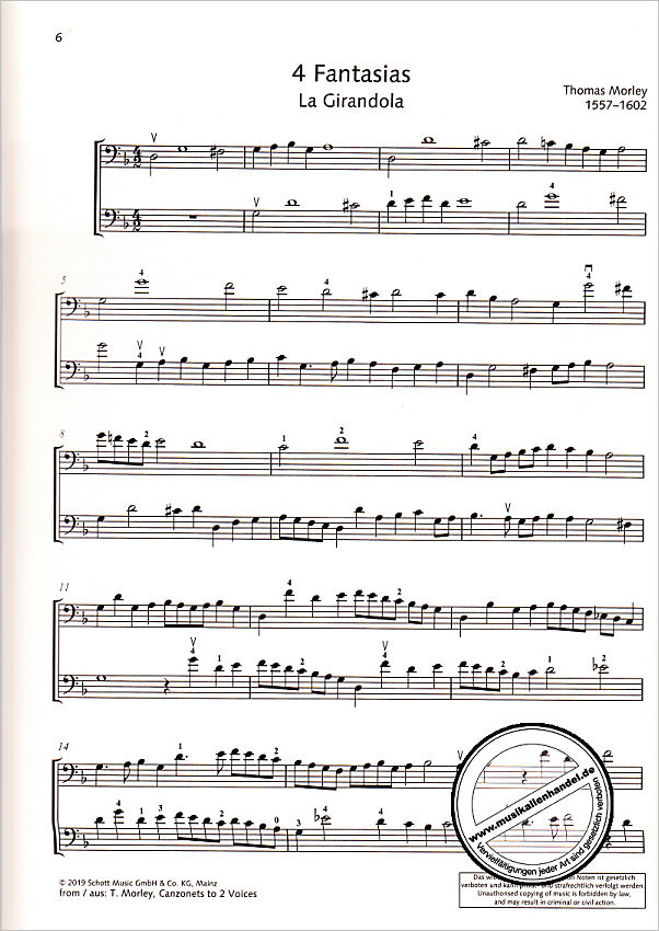 Notenbild für ED 22416 - Cello Duets
