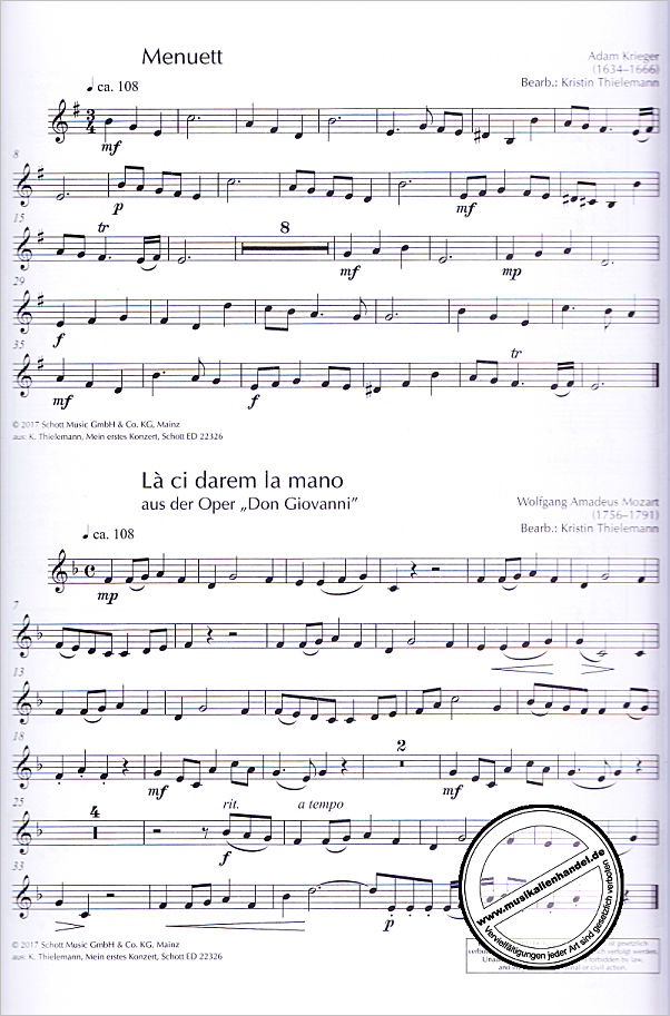 Notenbild für ED 22499 - Trompete spielen mein schönstes Hobby 2 - Spielbuch