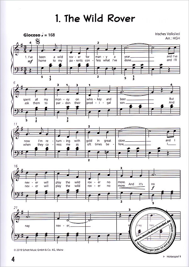 Notenbild für ED 22794 - Piano Junior 4 - Konzertbuch