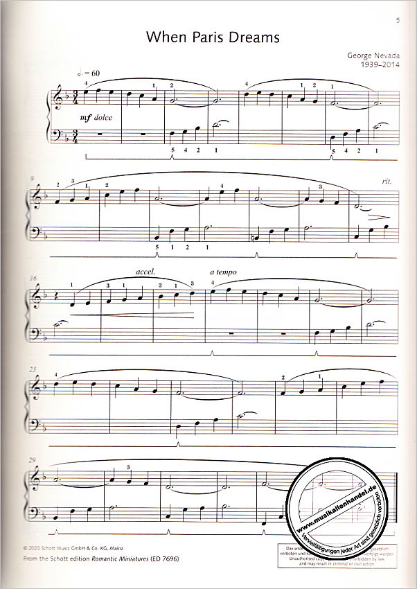Notenbild für ED 23081 - Relax with Meditative Piano