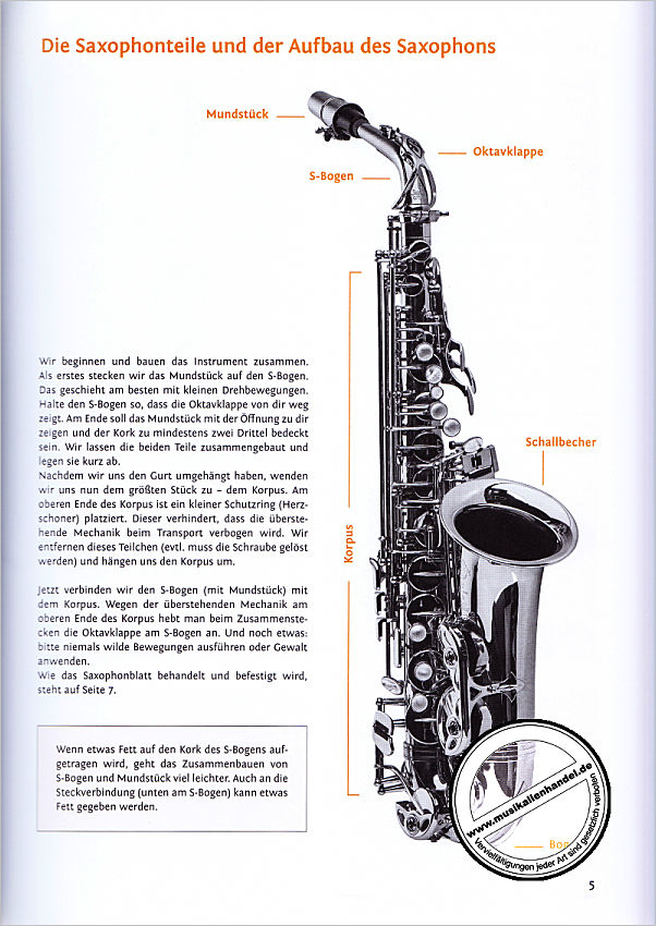Notenbild für ED 23223 - Saxophonschule 1