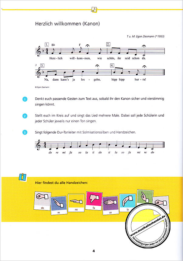Notenbild für ED 23259 - Singen ist Klasse 5/6 - Repertoireband