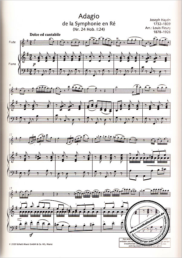 Notenbild für ED 23309 - Joy of music | Entdeckungen aus dem Verlagsarchiv Schott