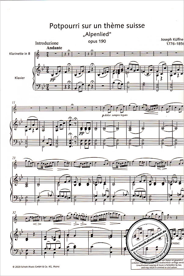 Notenbild für ED 23311 - Joy of music | Entdeckungen aus dem Verlagsarchiv Schott