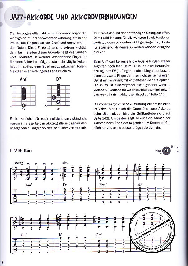 Notenbild für ED 23420 - Jazz Gitarrenbu.ch | Jazz muss nicht kompliziert sein
