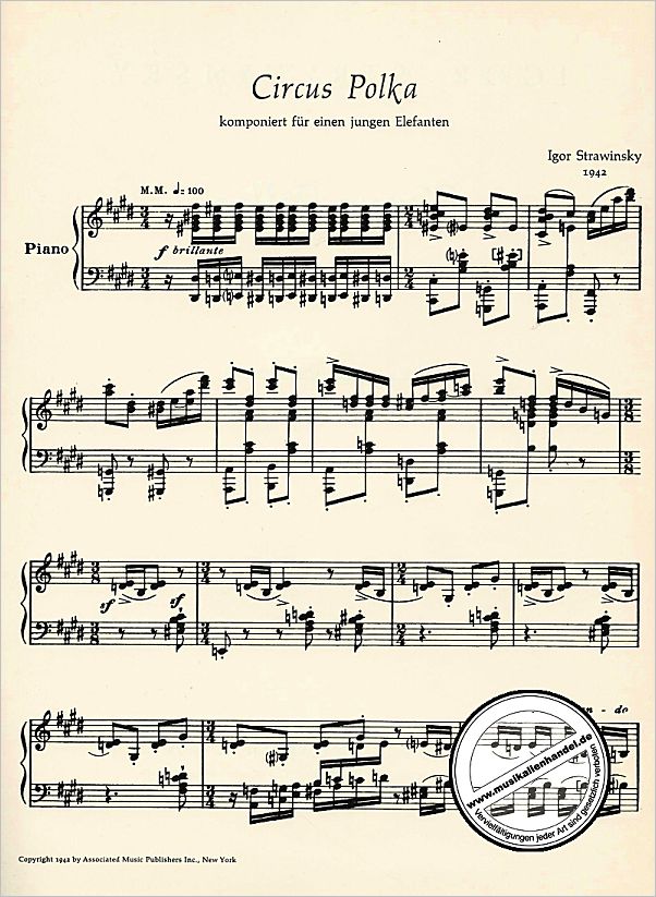 Notenbild für ED 4282 - CIRCUS POLKA
